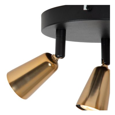 Lucide TIANA - Ceiling spotlight - 3xGU10 - Champagne Color